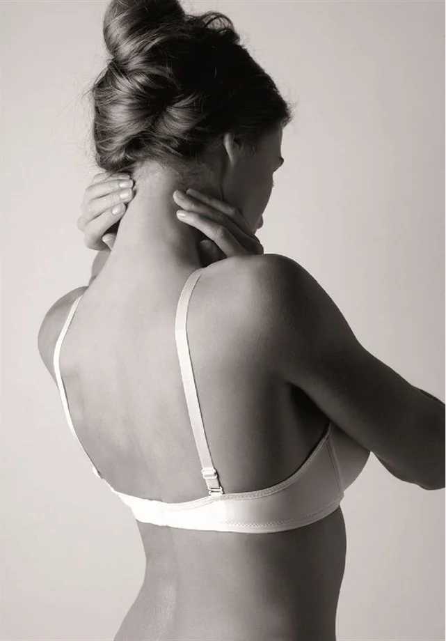 ماجيك فورم 3510 Thin Sponge Plain Fabric Bra - White