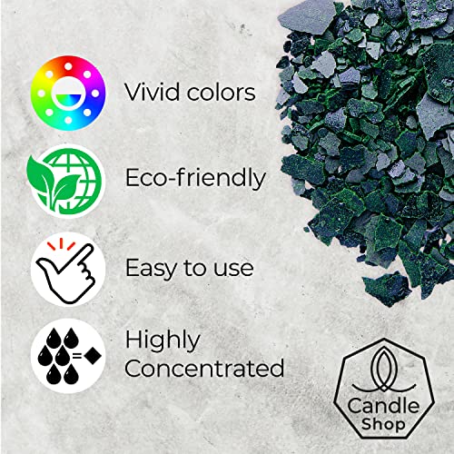 Candle Shop Green Candle Dye 2oz for Soy Candle Making – Highly Concentrated Candle Wax Dyes – Candle Shop Premium Color Dye Chips for Soy Wax, Beeswax, Paraffin - Image 2