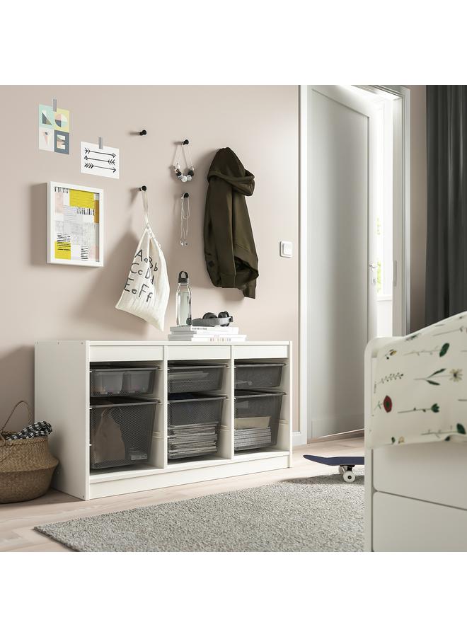 Zaboon Storage combination, white/dark grey, 99x44x56 cm  - Image 2