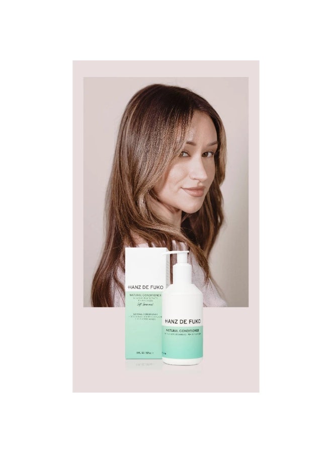 Hanz de Fuko Natural Conditioner 237ml Sulfate Free & Paraben Free Hair Conditioner with Natural Plant Extracts - Image 2