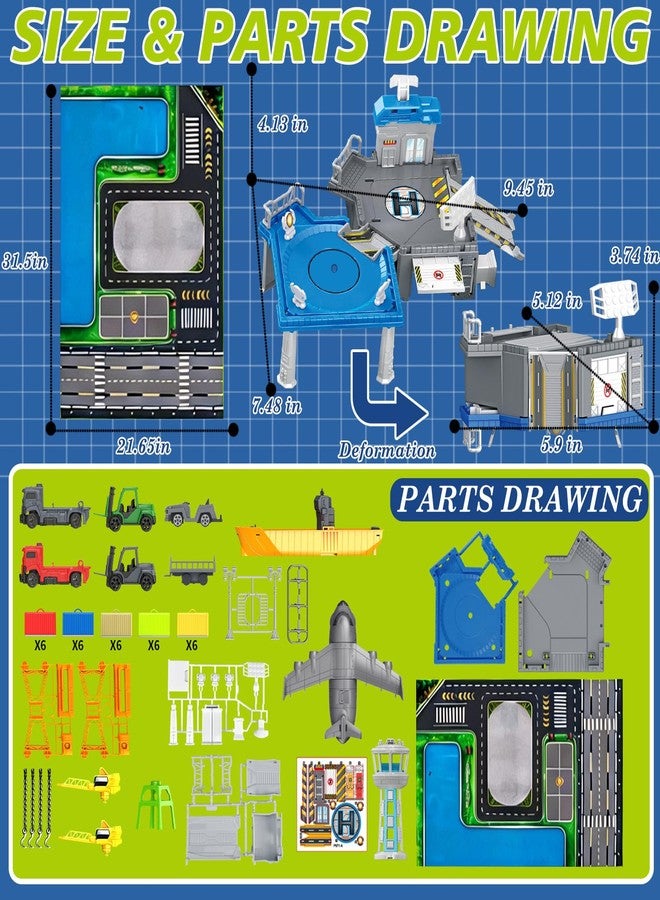 Frontoytall 56 Piece Cargo Ship Toy Set, Transport Containers Port Playset with Play Map, Plastic Toy Boat Crane Playset for Toddlers 3+ Years Old, Ideal Gift for Boys and Girls - Image 2
