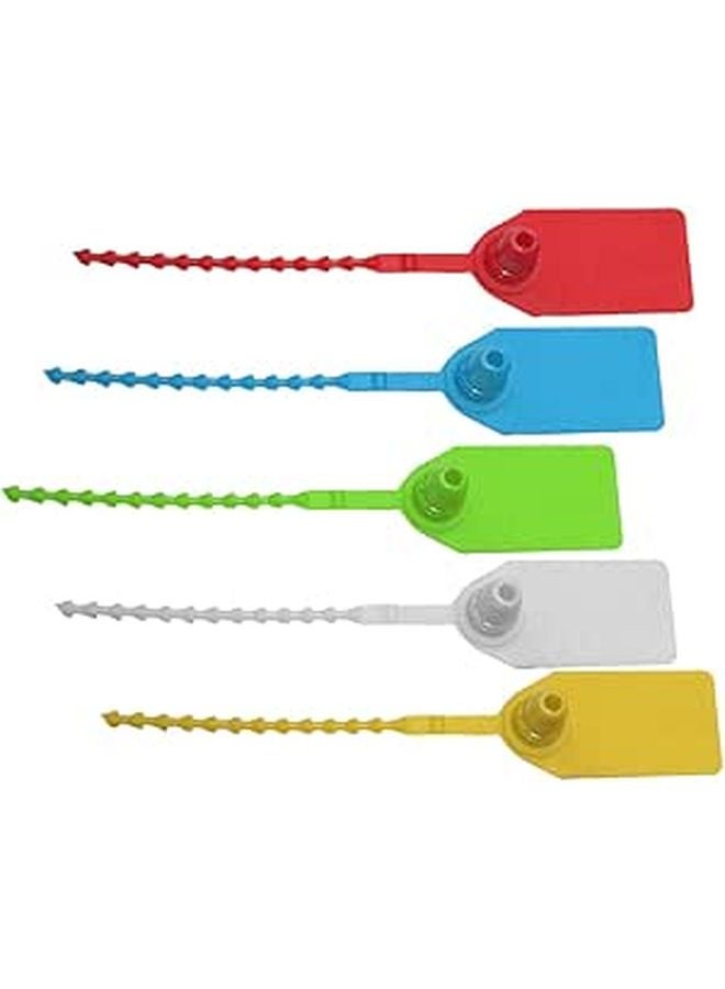 50 Pieces Self Locking Plastic Zip Ties Assorted Colors for Plant Support and Cable Management - Image 1