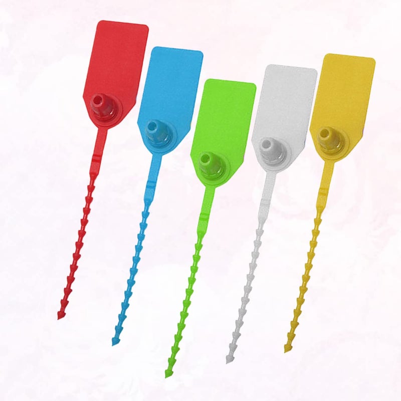 50 Pieces Self Locking Plastic Zip Ties Assorted Colors for Plant Support and Cable Management - Image 4