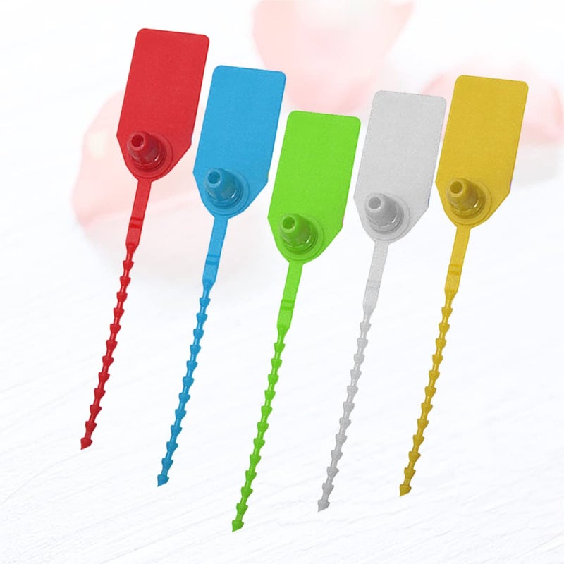 50 Pieces Self Locking Plastic Zip Ties Assorted Colors for Plant Support and Cable Management - Image 3