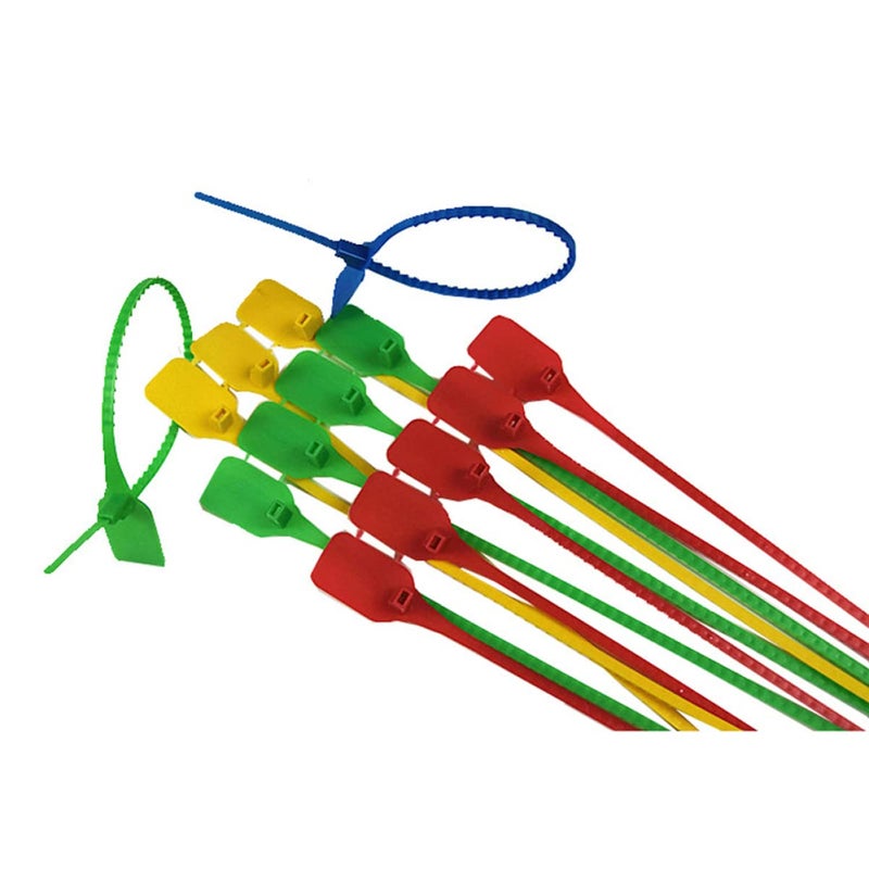 50 Pieces Self Locking Plastic Zip Ties Assorted Colors for Plant Support and Cable Management - Image 5