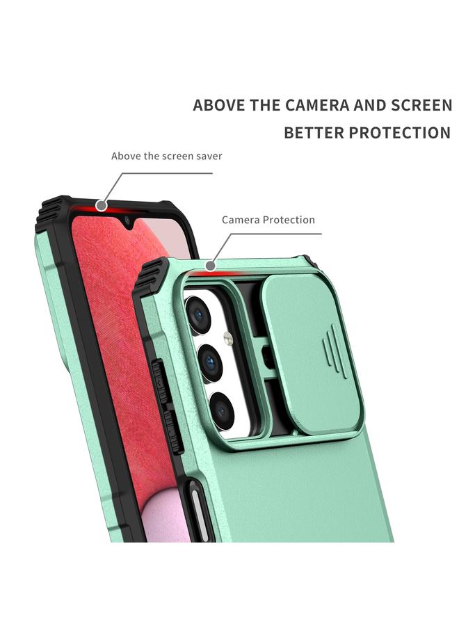 اس-توب جراب لهاتف Samsung Galaxy A13 مع حامل مجسم وغطاء منزلق وغطاء كاميرا - Image 3