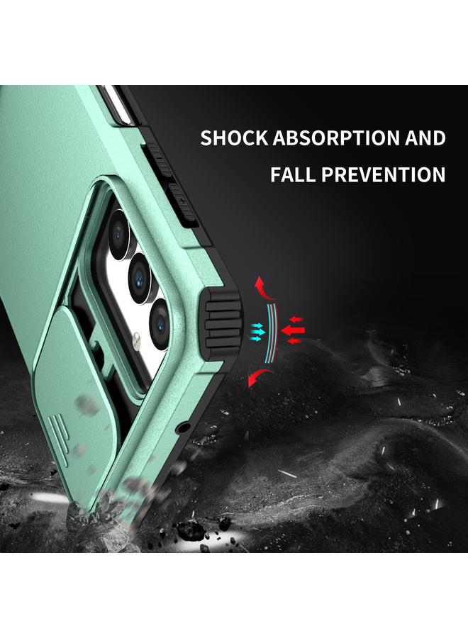 اس-توب جراب لهاتف Samsung Galaxy A13 مع حامل مجسم وغطاء منزلق وغطاء كاميرا - Image 5