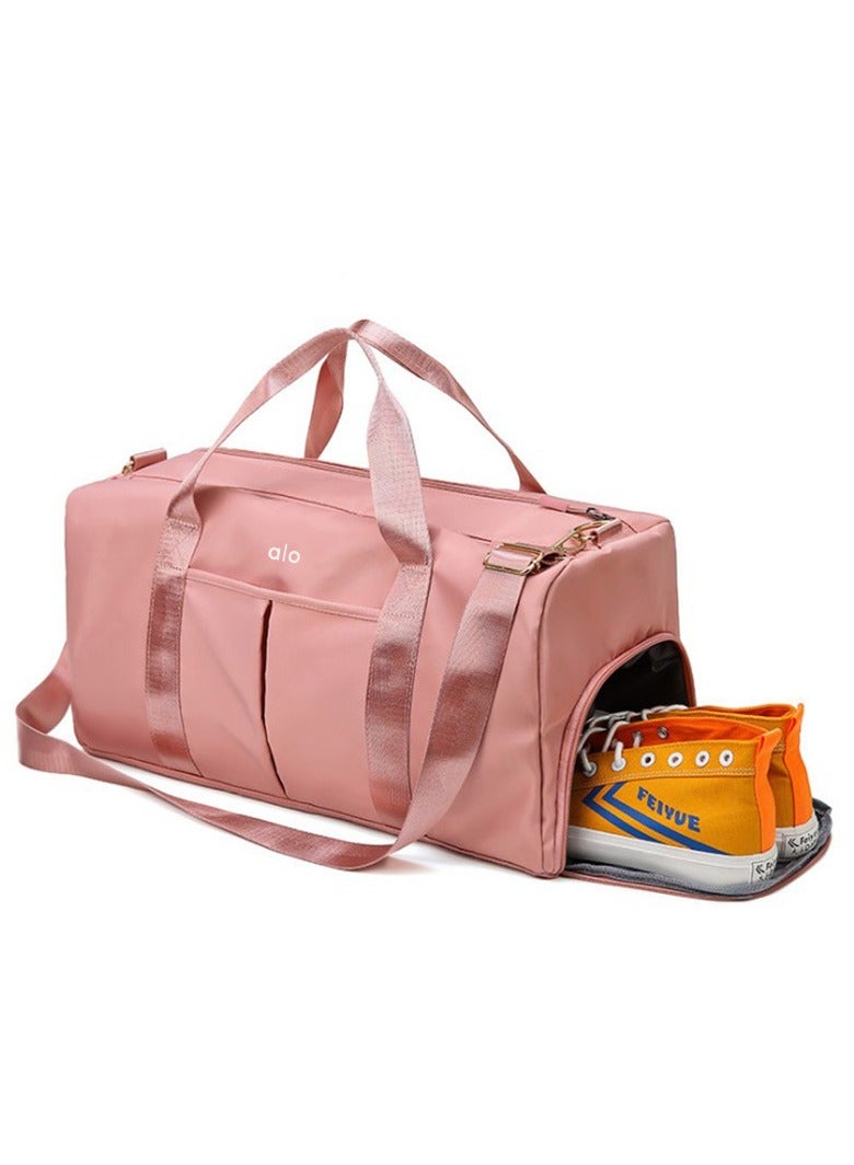 alo alo luggage bag, dry and wet separation, sports yoga fitness bag, large-capacity short trip training storage bag - Image 3