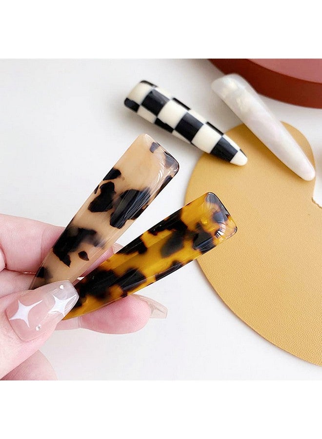 Sinide Hair Barrettes 6Pcs Hair Clips Tortoise Leopard Print Hair Jaw Clips Hair Clamps Hair Accessories For Women Girls - Image 3