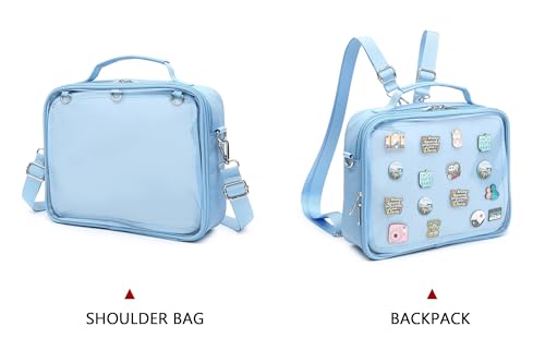 CHERRY SAUCE Dopamine Color Ita Bag Backpack Satchel Oxford Crossbody Messenger Shoulder Bag - Image 4