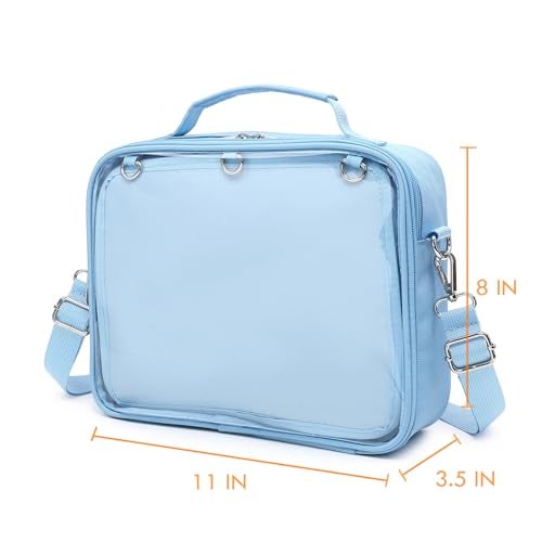 CHERRY SAUCE Dopamine Color Ita Bag Backpack Satchel Oxford Crossbody Messenger Shoulder Bag - Image 2