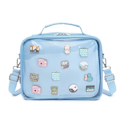 CHERRY SAUCE Dopamine Color Ita Bag Backpack Satchel Oxford Crossbody Messenger Shoulder Bag - Image 1