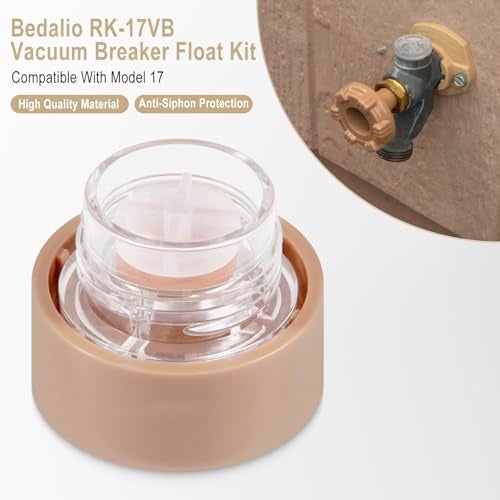 Bedalio RK-17VB Vacuum Breaker Float Kit, Anti-Siphon Wall Faucet Repair Kit, Anti Siphon Valve Repair Kit, Compatible with Woodford Model 17 (4 Packs) - Image 2