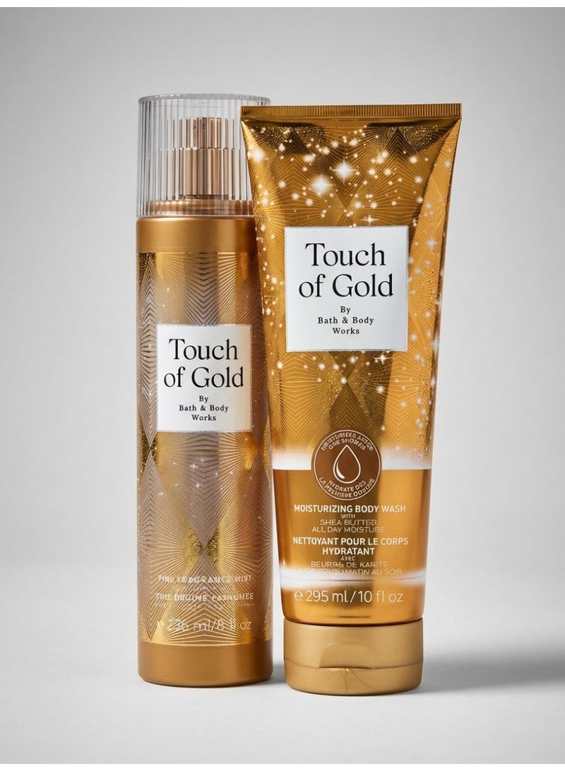 Bath & Body Works Touch of Gold Body Wash & Mist Set - Image 1