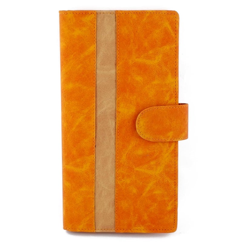Asraw PU Faux Leather Expanding and Multiple Cheque Book Cover for Cards, Passbook & Chequebook - Chequebook Cover, Passbook Cover, Documents Cover for Office & Home Use (Orange) - Image 5
