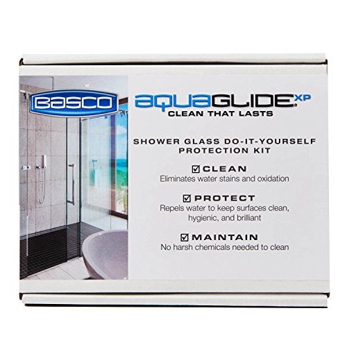 Basco Shower Door مجموعة طلاء زجاج باب الدش المقاوم للماء Basco AquaGlideXP - Image 1