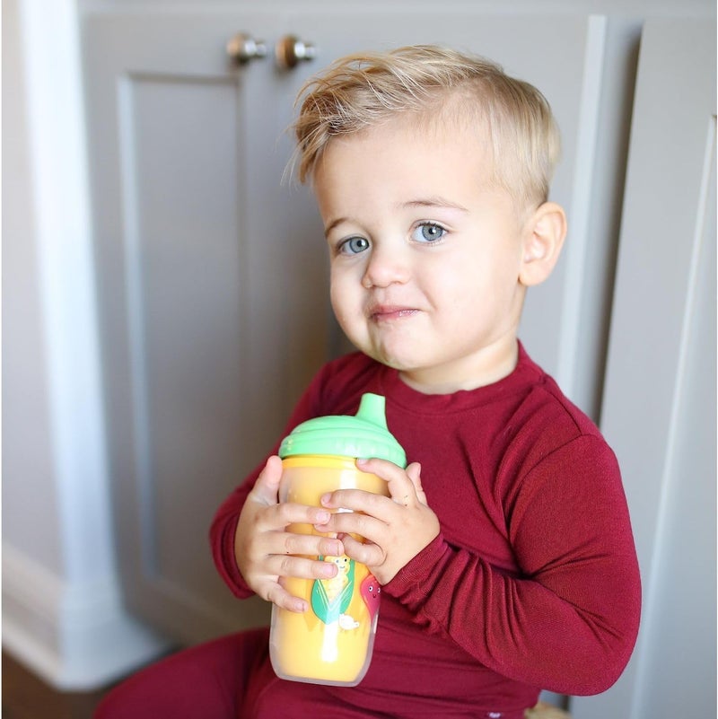 Nuby NoSpill Insulated Hard Spout 9 oz Cup ColorsPrints May Vary2 Count Pack of 1 - Image 2