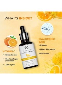 The Man Company Ultimate Vitamin C Face Care Kit With Face Wash & Face Serum; Boost Collagen; Glowing & Brightening Skin; Soft & Supple (2 Items In The Set)  - Image 4