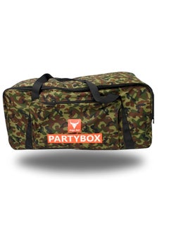أنجري بول حقيبة تخزين آمنة لمكبر الصوت مع حقيبة سفر ذات حزام عملي متوافقة مع JBL PARTY BOX 310 (ARMY-B)  - Image 1