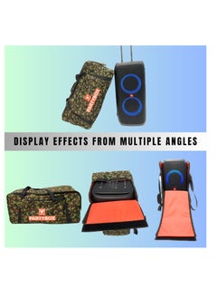 أنجري بول حقيبة تخزين آمنة لمكبر الصوت مع حقيبة سفر ذات حزام عملي متوافقة مع JBL PARTY BOX 310 (ARMY-B)  - Image 4