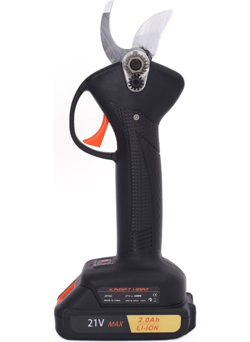 21V Double Battery Steel Cutting Cordless Branch Pruning Shears Handheld Pruning Tool
