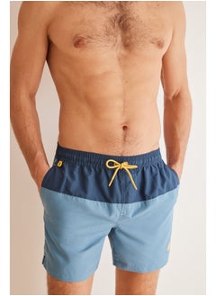 Men's color block swimsuit