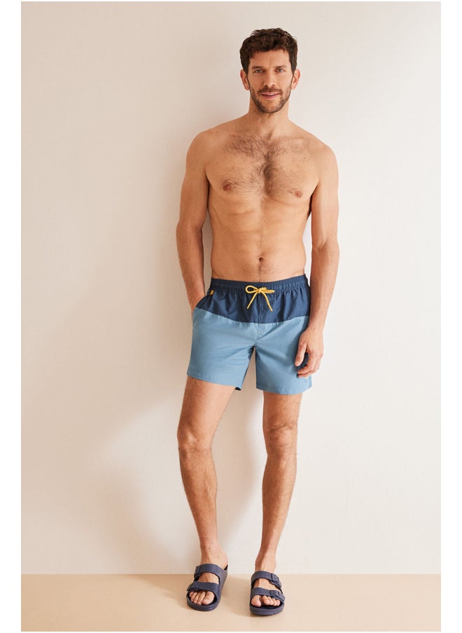women'secret - Men's color block swimsuit - Image 1