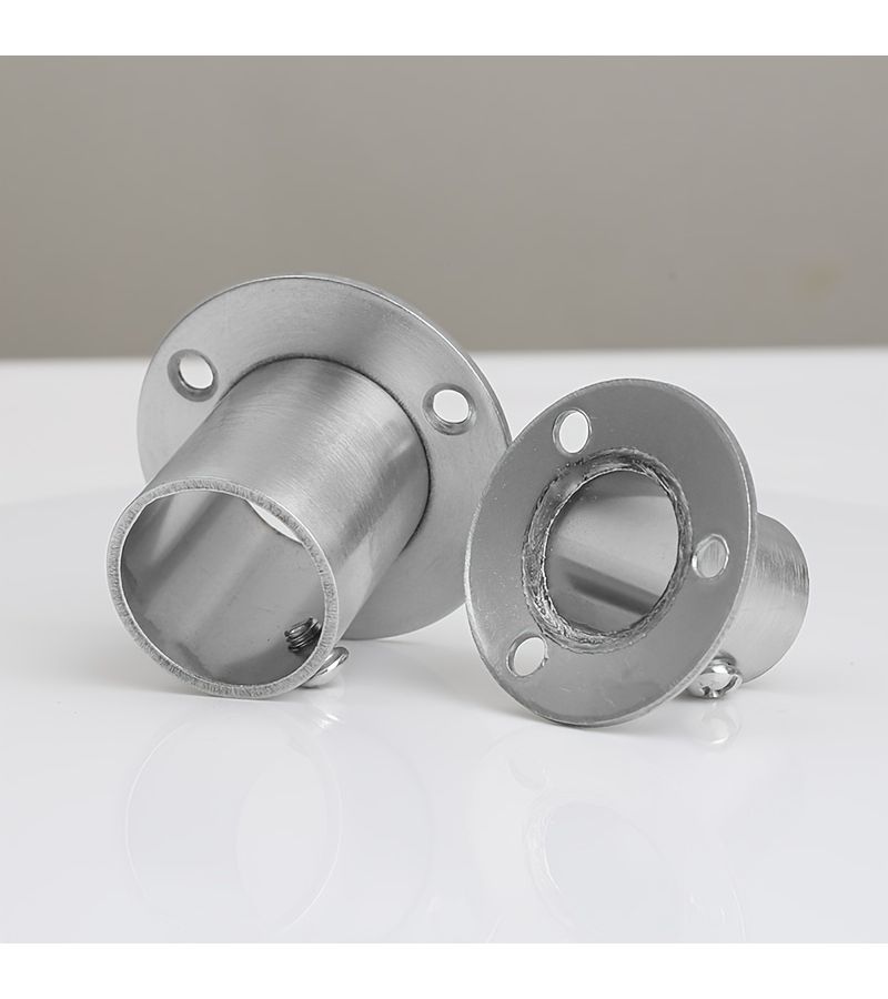 2 Piece Heavy Duty Stainless Steel Wall Mounted Bracket 22mm Rust Resistant Curtain Rod Holder - Image 5