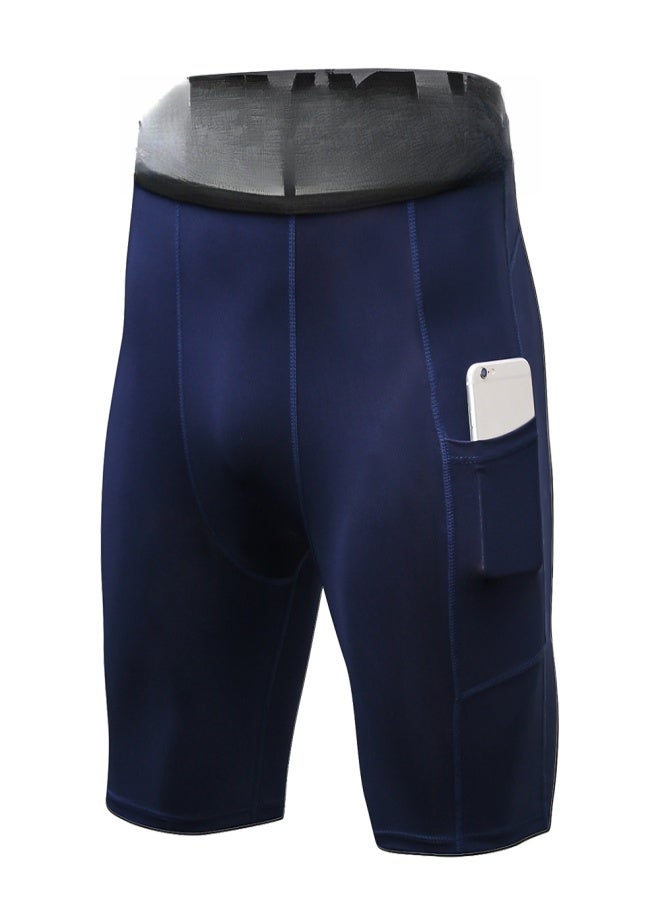 YEL PRO 4 Packs Men Compression Shorts Active Workout Underwear with Pocket - Image 4