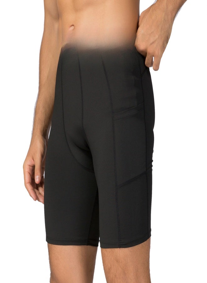 YEL PRO 4 Packs Men Compression Shorts Active Workout Underwear with Pocket - Image 2