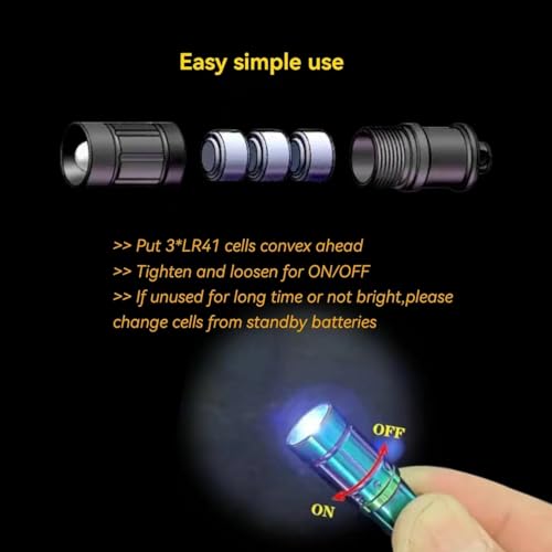 Nitefox e1 The World's Smallest Flashlight Micro Tiny Mini Keychain Light Long-Lasting Safety Light for Everyday Carry Emergencies Outdoor Dog Walking Hiking Camping Nice Gift for Parents and Kids. - Image 5