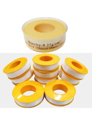 Thread Sealing Teflon Tape En 751-3 With 0.25G/Cm2 Density 0.9Mmx12Mm Ptfe For Pipe Fittings And Fixing Water Leak Pack Of 100 - pzsku/Z02DE2C9FC334B6A19CEAZ/45/1749110493/6ea08a2c-0fa3-45e6-b129-6ded89b68bea