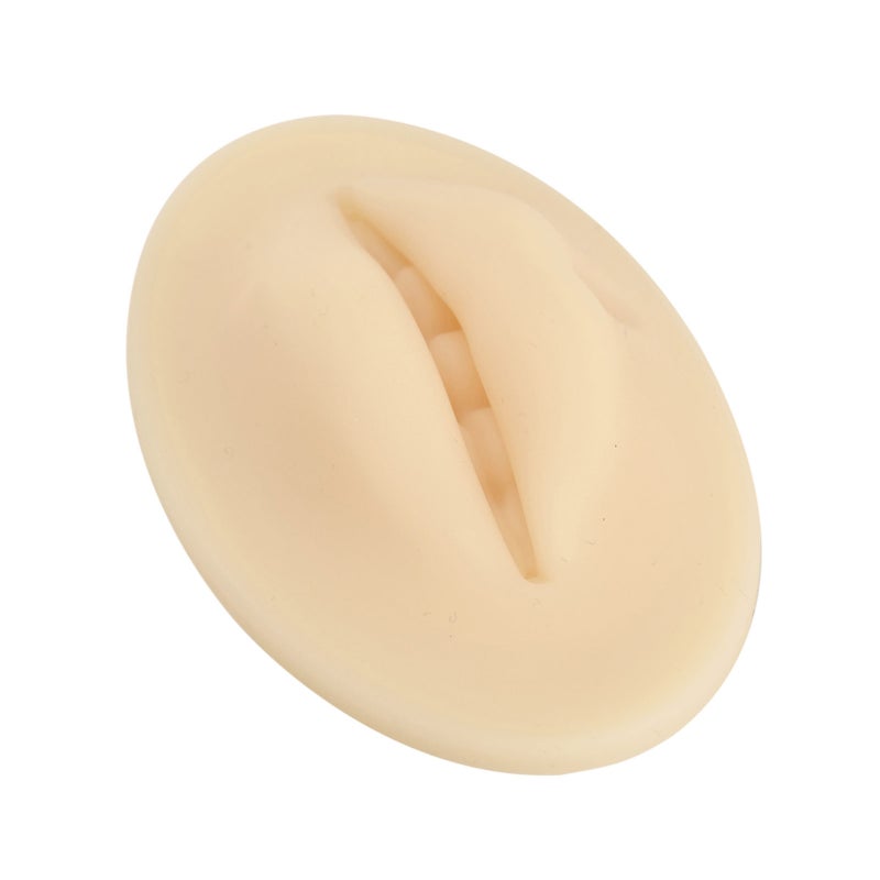 1Pc 3D Skin Color Simulation Thickened Double-sided Three-dimensional Silicone Lips Lip Tattoo Eyebrow Tattoo Practice - Image 4