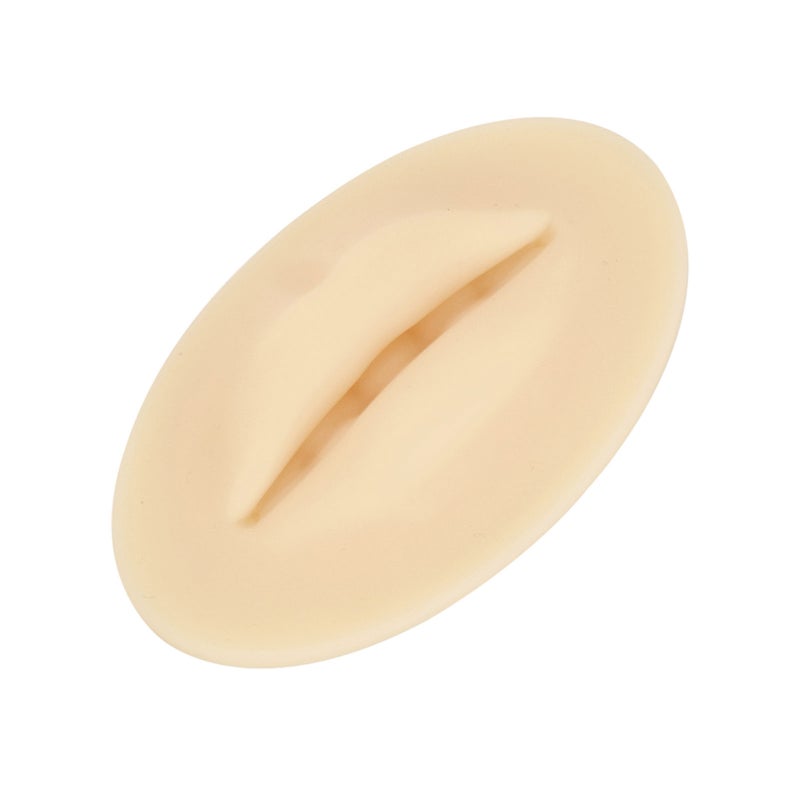 1Pc 3D Skin Color Simulation Thickened Double-sided Three-dimensional Silicone Lips Lip Tattoo Eyebrow Tattoo Practice - Image 2