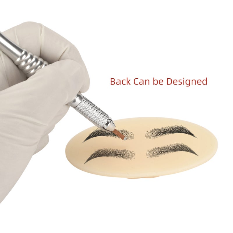 1Pc 3D Skin Color Simulation Thickened Double-sided Three-dimensional Silicone Lips Lip Tattoo Eyebrow Tattoo Practice - Image 5