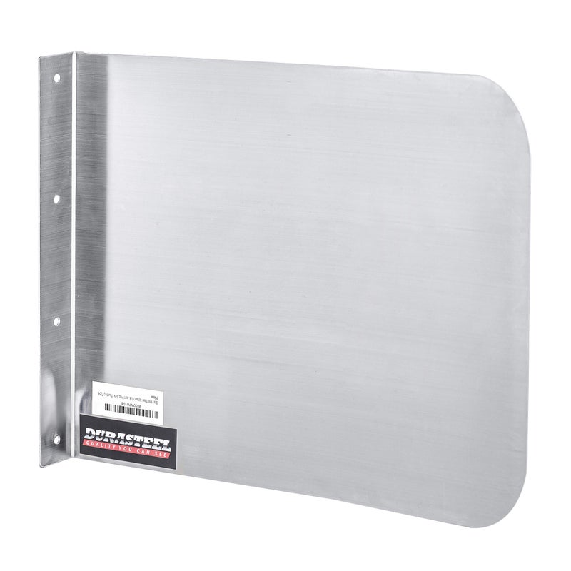 DuraSteel DuraSteel Stainless Steel Sink Splash Guard  15 x 12 Wall Mount Commercial Kitchen Shield  Kitchen Safety  Hygiene Cooking Splatter Screen  Ideal for Hand Sinks Prep Sink Utility Sink 