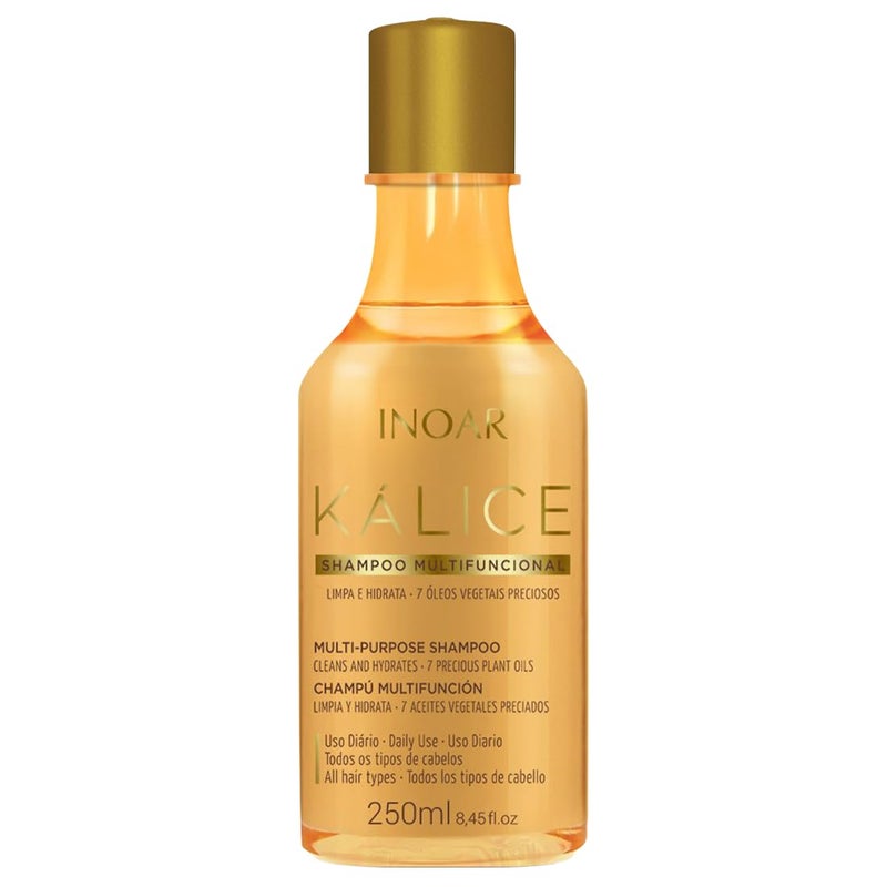 INOAR  Kalice Shampoo Clean and Moisturize Your Hair with 7 Essential Oils Vitamin E Argan Oil Moisturizing Nourishing Vegan Hair Product Cruelty Free Haircare for Men and Women 84 oz