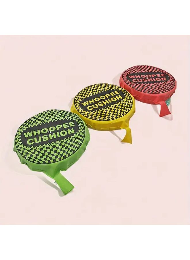 2 Large Fart Pads Foam Rubber Self Inflating Mixed Color Gag Toy Prank Props - Image 5