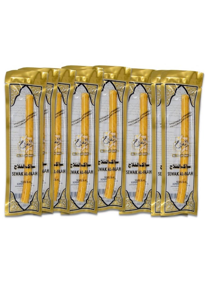 bonballoon bonballoon 30 Pcs Al Falah Siwak Meswak Miswak Arak Peelu Al Falah (Thirty Tooth Sticks) Chewing Stick with Natural Flavor Herbal Toothbrush Vacuum Sealed Breath Freshener  - Image 1