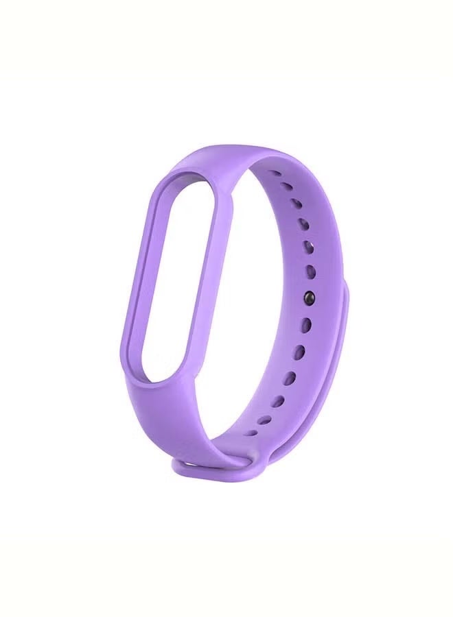 Breathable Replacement Silicone Sport Strap Compatible with Xiaomi Mi Band 5/6/7 Watch M5/M6/M7 One Size, Unisex Adult - Image 1