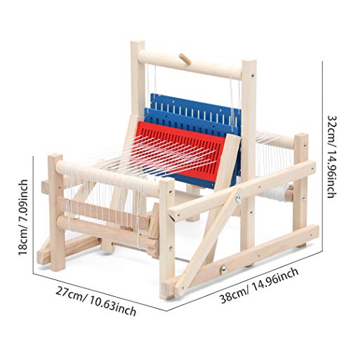 LAVIEVERT Wooden Multi-Craft Weaving Loom DIY Hand-Knitting Weaving Machine Intellectual Toys for Kids - Image 2