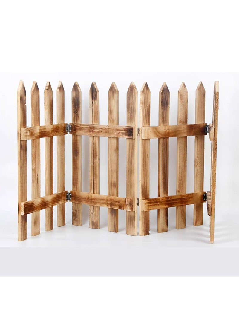لينجوي سياج خشبي للحدائق الخشبية 121x30x1cm  - Image 1