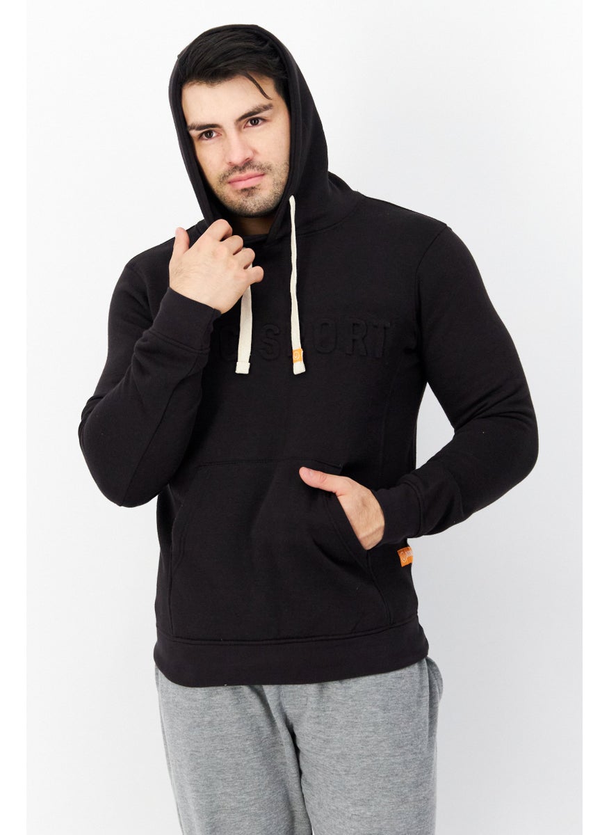 Men Sportswear Fit Embossed Print Outdoor Fleece Sweatshirts, Faded Black - pzsku/Z02DE8AEDDB2D2AD80B62Z/45/_/1724350804/0ca99e7c-d591-4205-8e31-a75ec5ad0abe