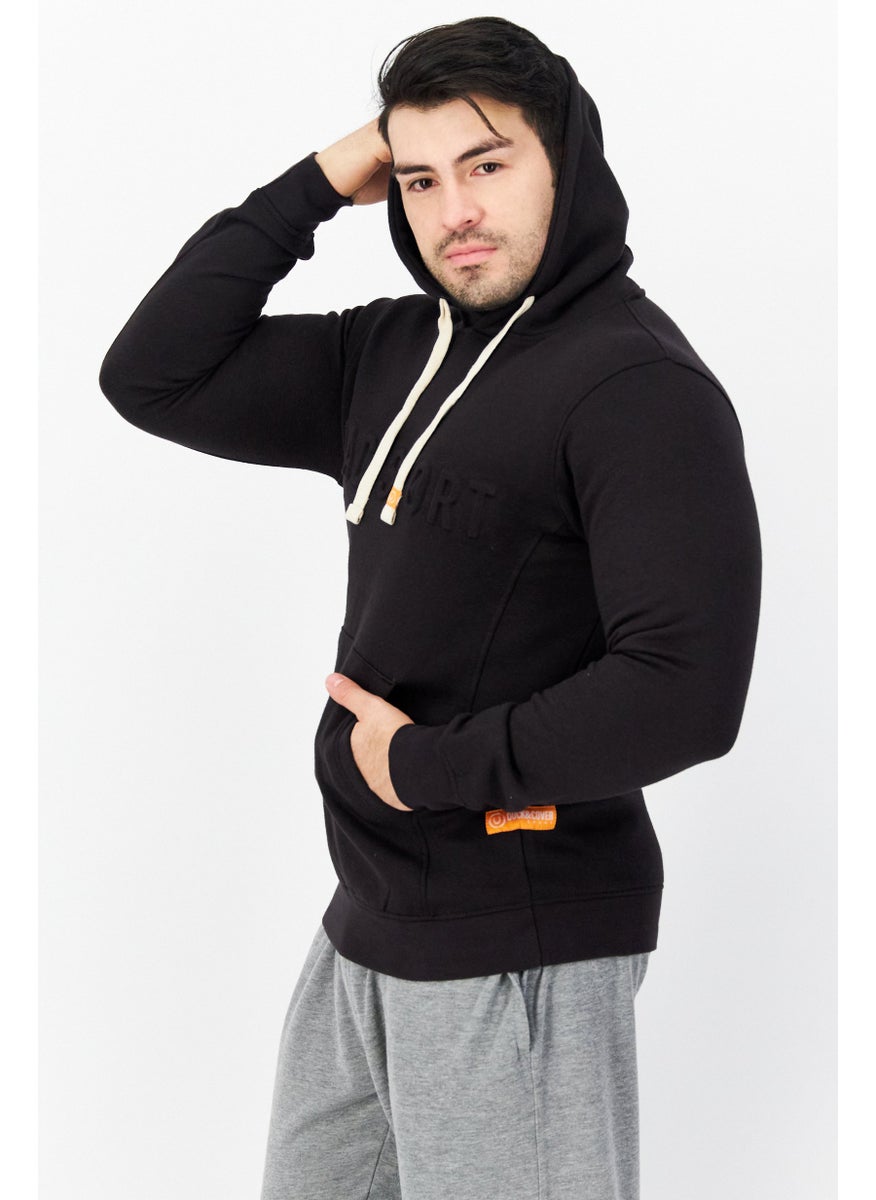 Men Sportswear Fit Embossed Print Outdoor Fleece Sweatshirts, Faded Black - pzsku/Z02DE8AEDDB2D2AD80B62Z/45/_/1734272018/eccbc15d-1e19-4d7b-84f6-70a96ca00864