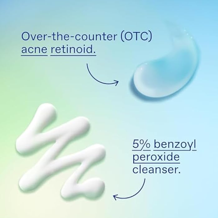 Differin Acne Skin Care Kit, Differin Gel Retinoid Acne Treatment for Face with 0.1% Adapalene & 5% Benzoyl Peroxide Face Wash & Body Wash, Designed for Pimple and Acne Prone Skin - Image 5