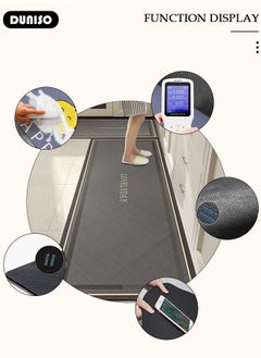 DUNISO 2 PCS Kitchen Mats and Rugs Set , Non Slip Heavy Duty Standing Mat, Quick Dry Diatom Mud Floor Mat, Extra Soft and Absorbent Floor Mats for Kitchen, Bath, Office, Laundry(40*60cm+40*120cm)  - Image 5
