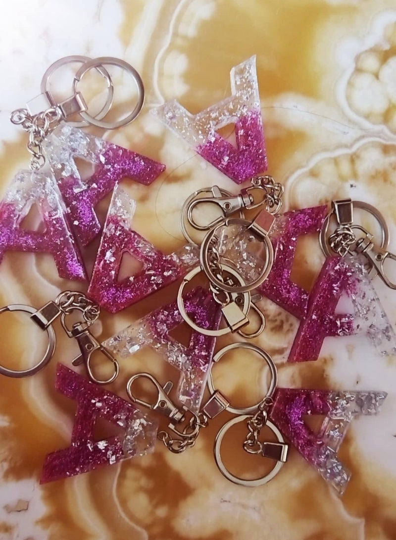 RA accessories Handmade Rezen Keychain Letter A-Suitable For Bag - Image 2