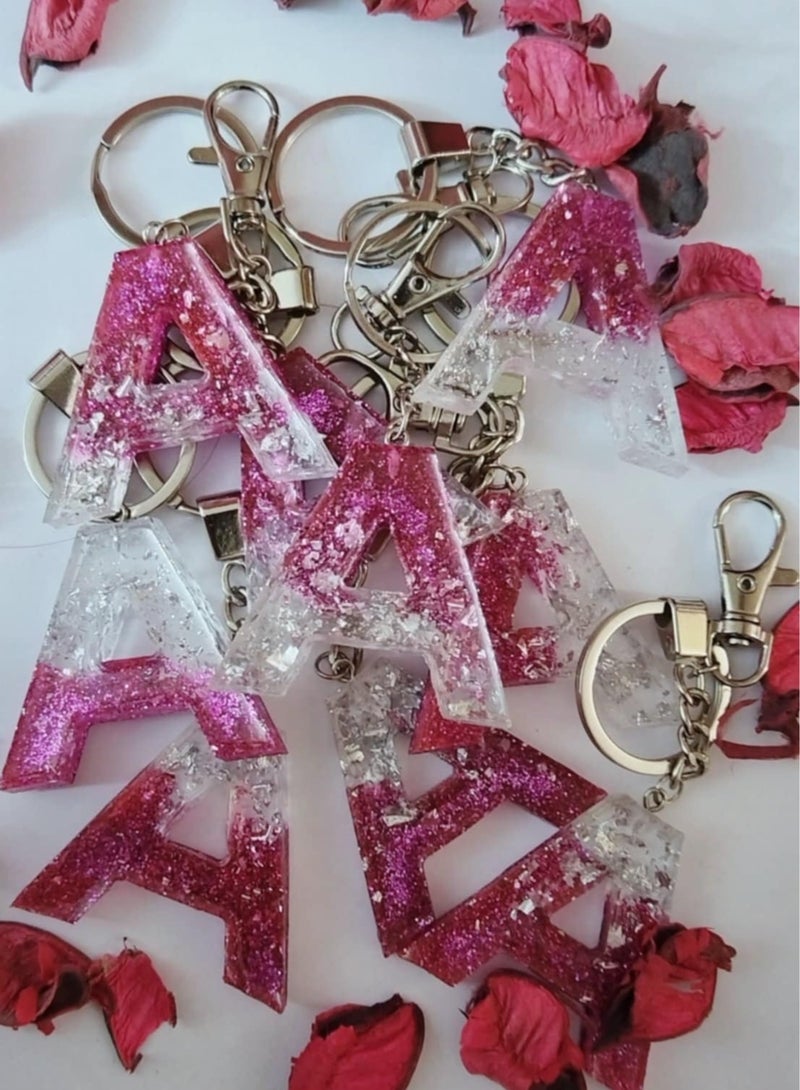 RA accessories Handmade Rezen Keychain Letter A-Suitable For Bag - Image 3
