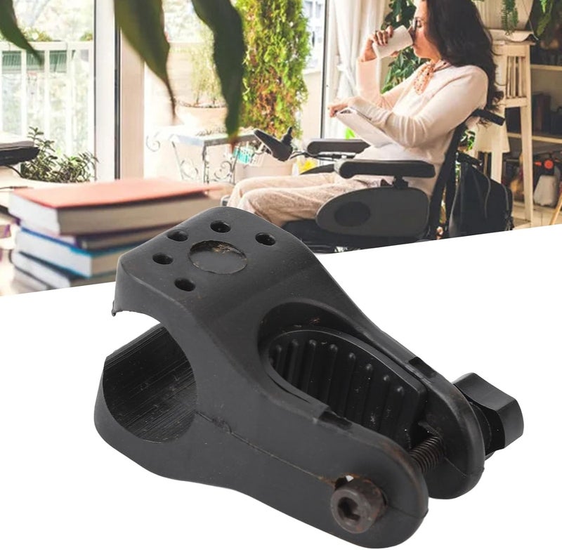 klarako Rollator Walker Cane Holder,Walker Accessories,Universal Walking Stick Holder for Elderly,Wheelchairs Accessories,Black - Image 3