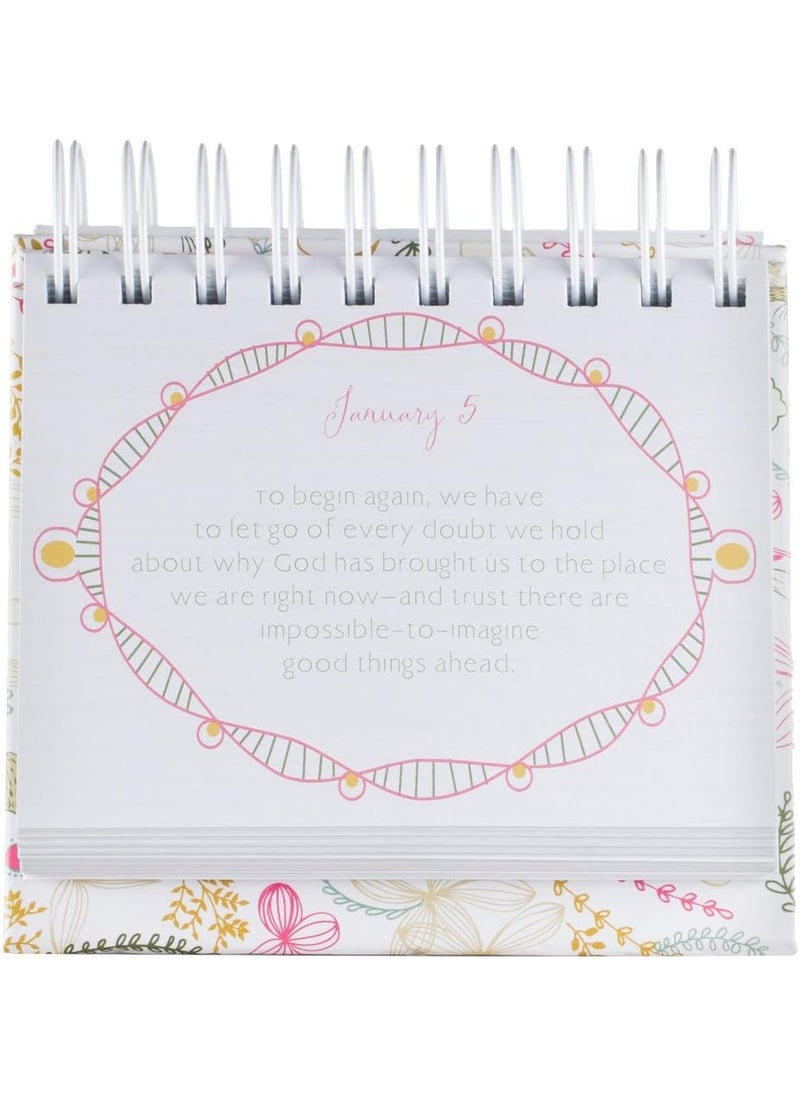 Dayspring DaySpring Flip Calendar  God in Every Moment  80299  - Image 3
